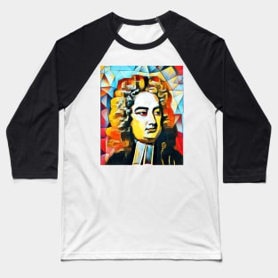 Jonathan Swift abstract Portrait | Jonathan Swift Artwork 2 Baseball T-Shirt